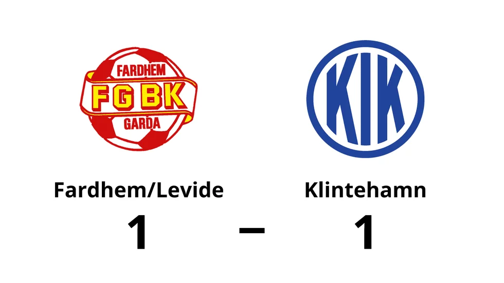 Fardhem Garda BK/Levide IF spelade lika mot Klintehamns IK