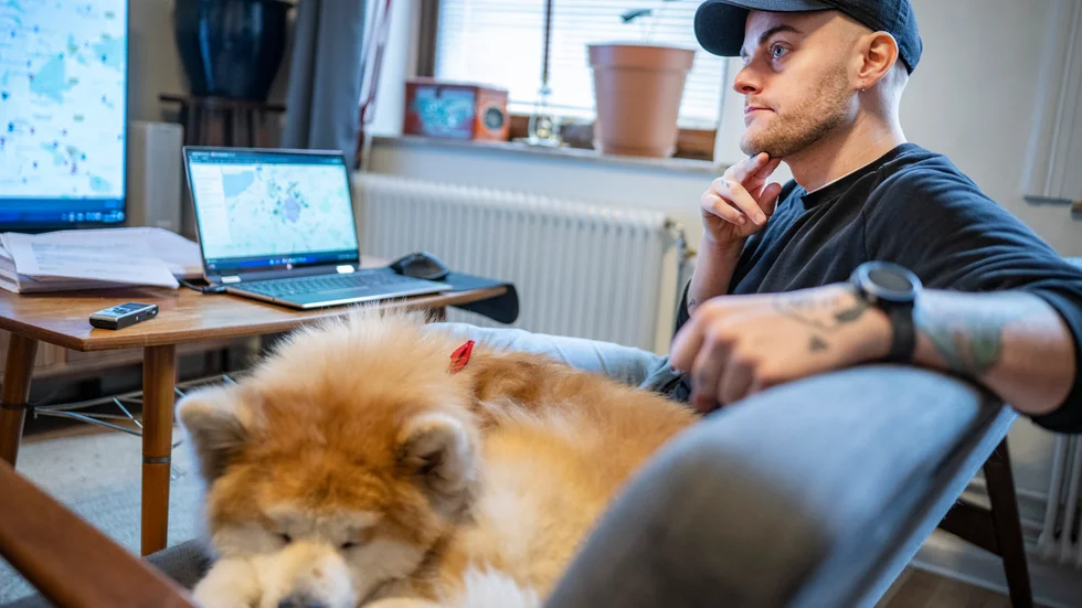 Niklas Krig har sammanställt en karta över platser där hundattackerna inträffat runt om i Malmö. Arkivbild.