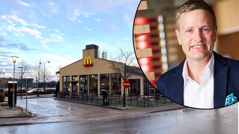 Henrik Nerell, presschef på McDonald’s, om stöket inne i restaurangen. "Har dialog med polisen", säger han.