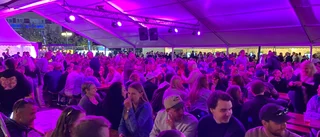 Bra fart och bra vimmel ända in i kaklet på stadsfestivalen