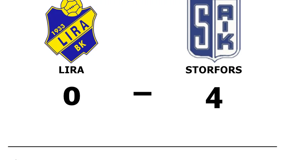 Lira BK förlorade mot Storfors