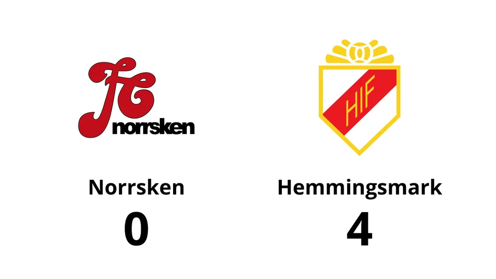 FC Norrsken förlorade mot Hemmingsmarks IF