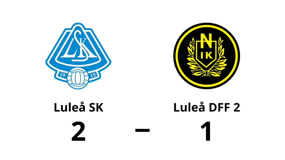 Luleå SK vann mot Luleå Fotboll DFF 2