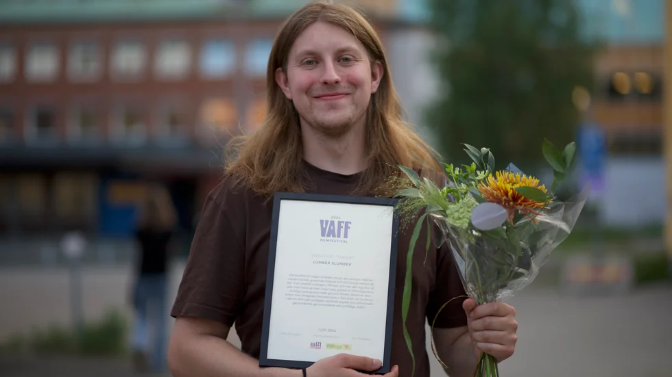 
Filip Wikström Vinnare Tungvikt med filmen Lumber Slumber.
