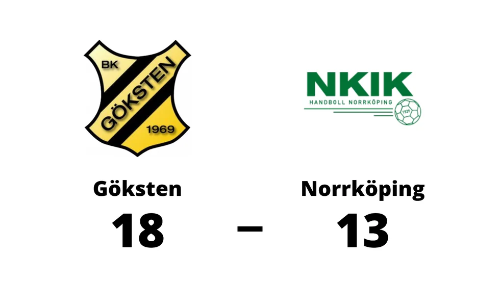 Gökstens BK vann mot Norrköping KvIK