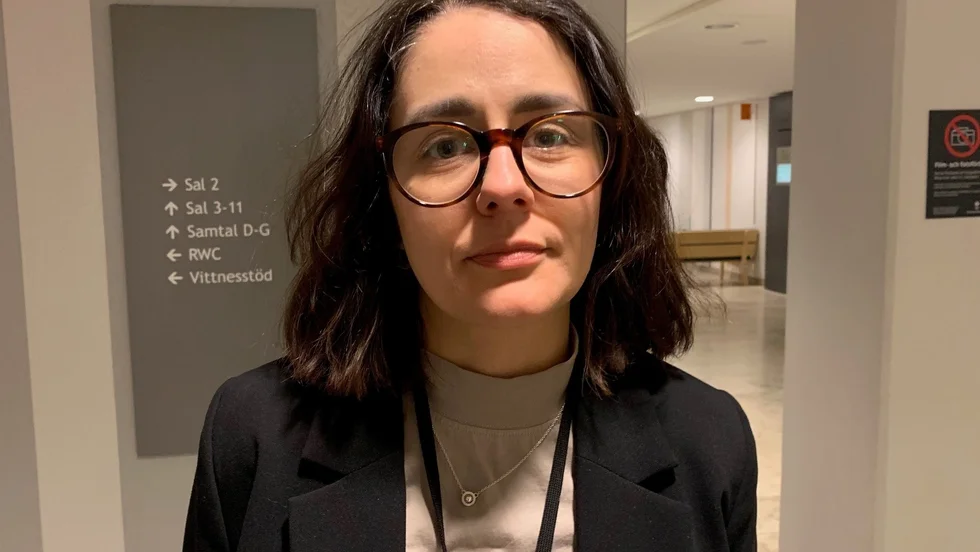 Åklagare Sofia Eriksson yrkade på fängelse men accepterar tingsrättens beslut.