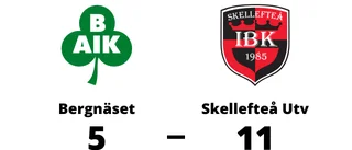 Storseger för Skellefteå Utv borta mot Bergnäset