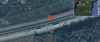 Stillastående lastbil på E4 - problem i trafiken