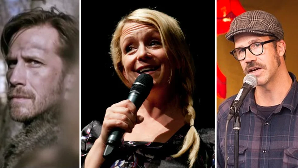 Komikertrion Jonas Dillner, Karin Adelsköld och Gussy Löwenhielm gör tillsammans den femte upplagan av Skämt på lager. 