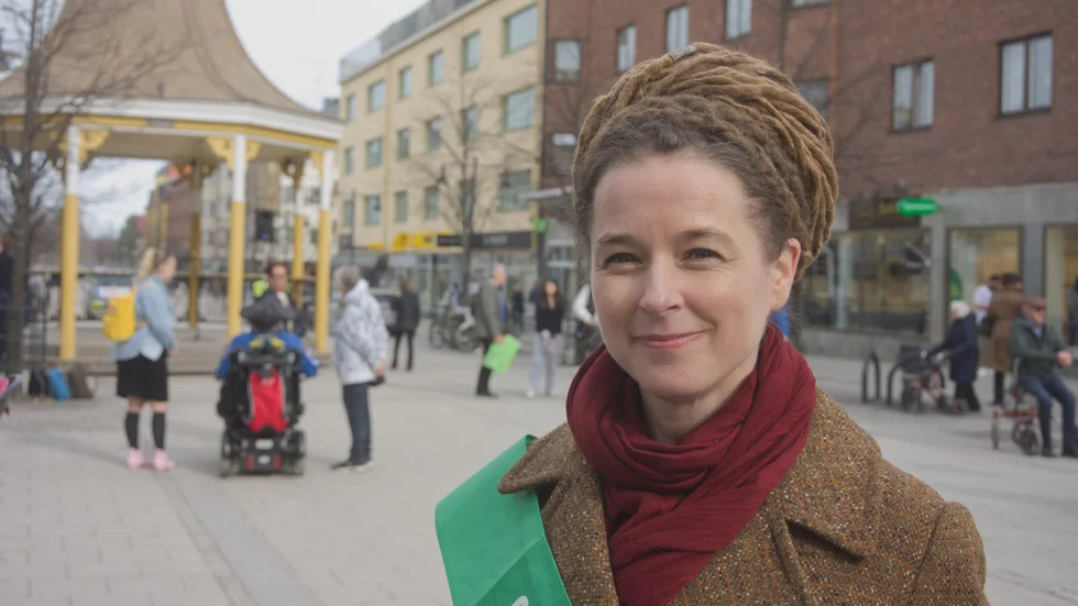 Amanda Lind, språkrör för Miljöpartiet.