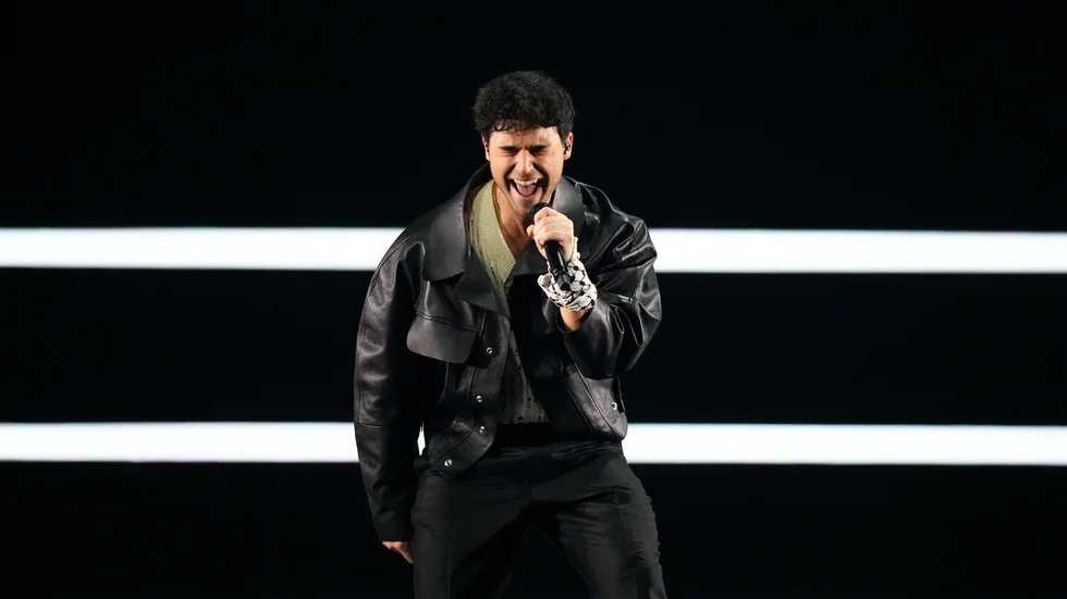 Eric Saade uppträdde på Eurovision i Malmö. 