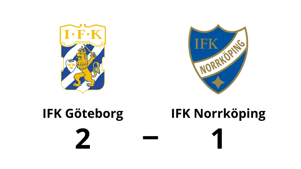 IFK Göteborg vann mot IFK Norrköping