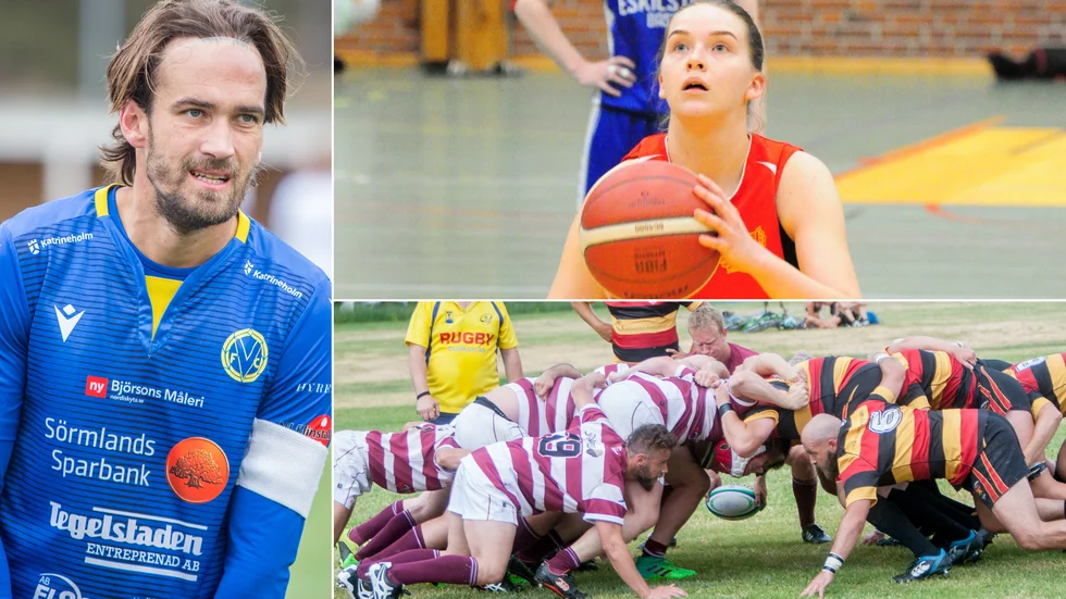 Det händer mycket i helgen. KIF Basket firar 50 år, VFC vill tillbaka till vinnarspåret och Katrineholm Griffins gör comeback på rugbyplanen vid Djulö.
