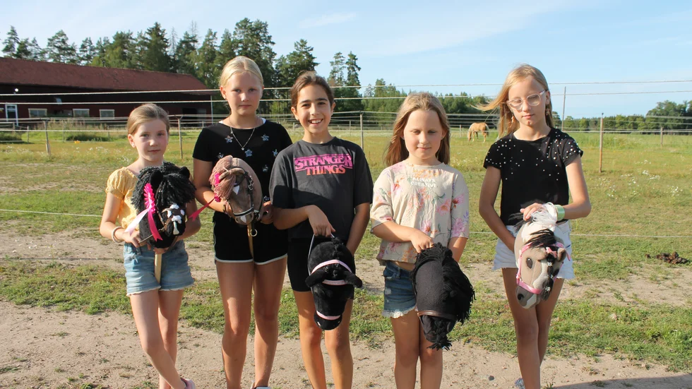 Mila Jonsson, Ella Robertsson, Nellie Maskovic, Sandra Andersson Norberg och Ebba Andersson Norberg. 
