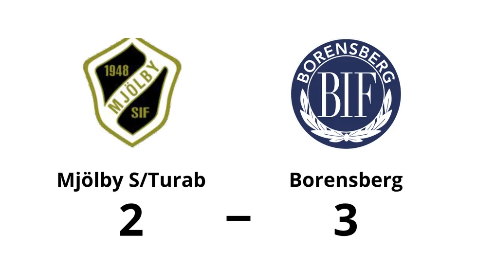 Mjölby Södra IF/Mjölby Turabdin FC förlorade mot Borensbergs IF