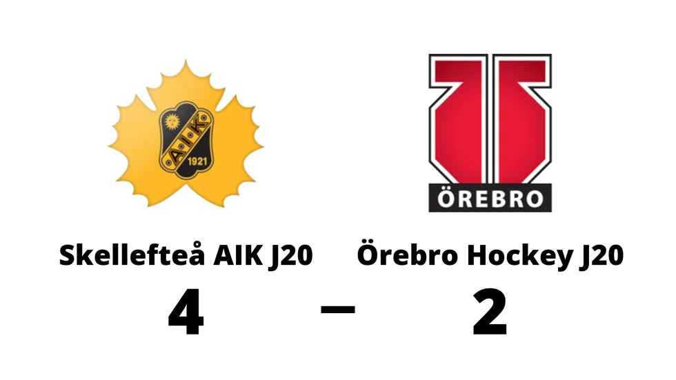 Skellefteå AIK J20 vann mot Örebro Hockey J20