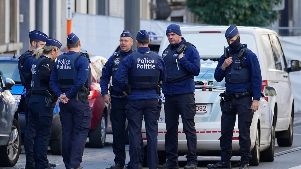 Belgisk polis har gripit sju personer misstänkta för förberedelser till terrorattack. Arkivbild.