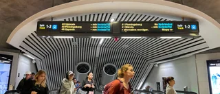 Olycka orsakar förseningar i tågtrafiken