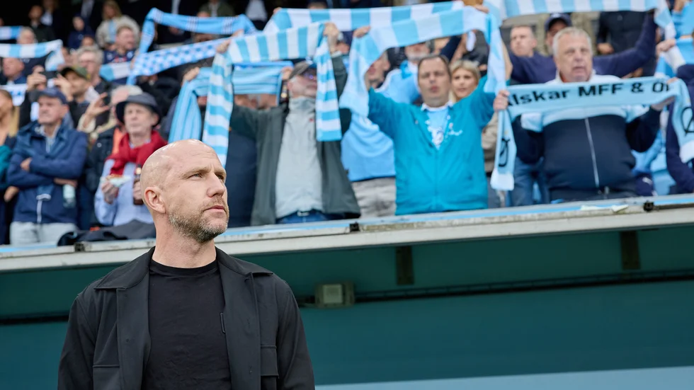 Malmö FF:s tränare Henrik Rydström och hans spelare kvalar till Champions League. Arkivbild.