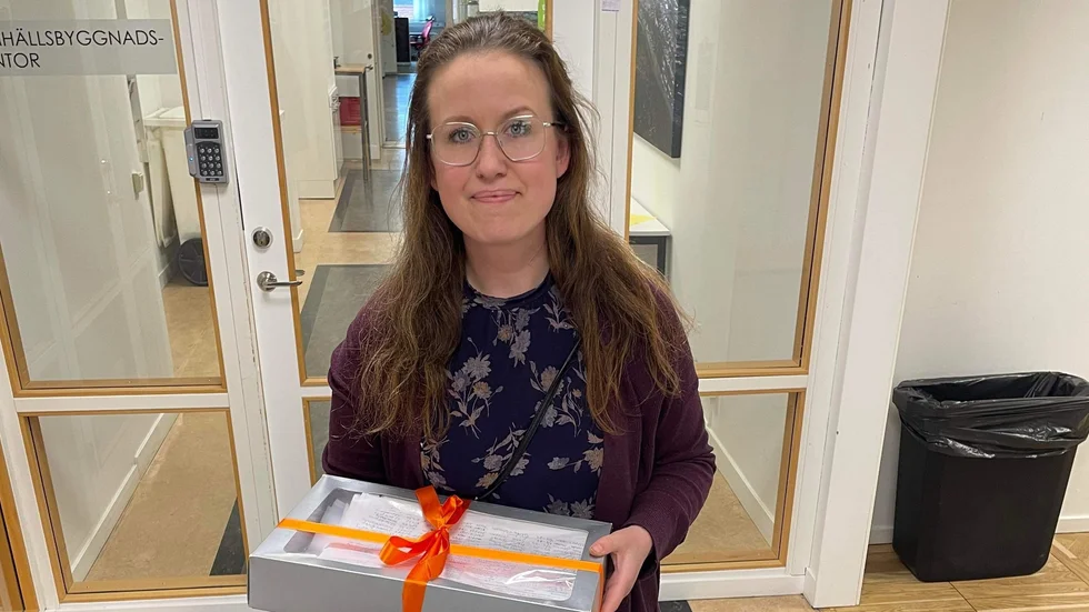 Klara Ring Jacobsson är initiativtagare till namninsamlingen som genererade över 2 600 röster på en vecka.