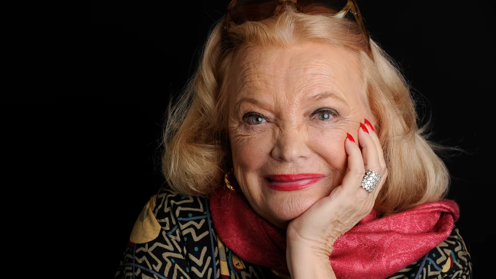 Gena Rowlands poserar för ett porträtt i december 2014. Arkivbild.