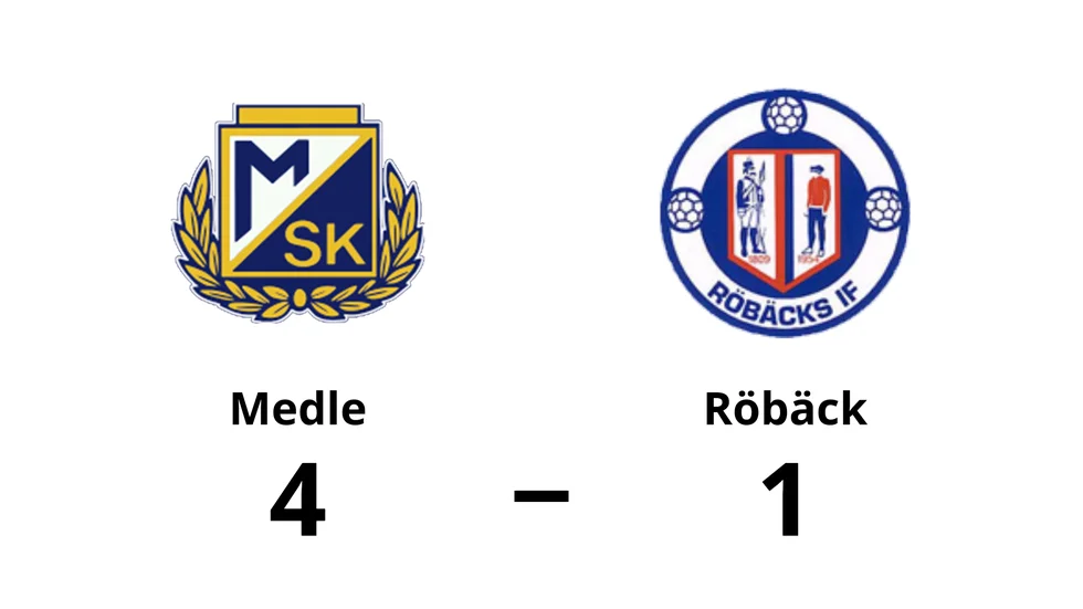Medle SK vann mot Röbäcks IF