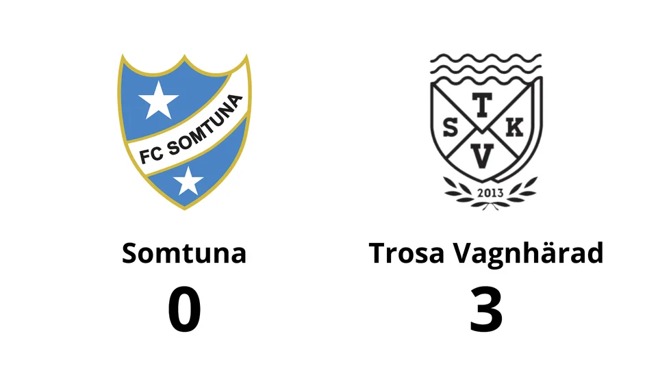FC Somtuna förlorade mot Trosa-Vagnhärad SK