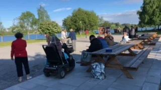 Boulekväll i Piteå.