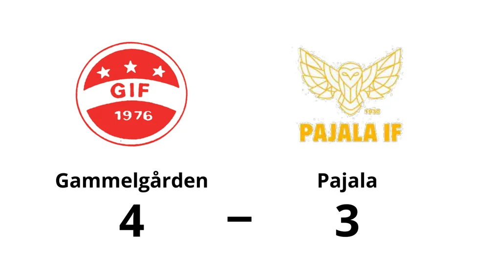 Gammelgårdens IF vann mot Pajala IF