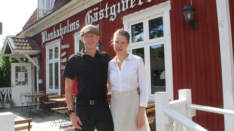 Wille och Hilma Momark hinner pusta lite efter deras intensivaste sommar i Blankaholm.