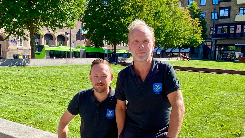 Felix Andersson och Micke Lönngren på Destination Eskilstuna.