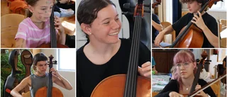 Unga med passion för cello tar klassiska toner på läger