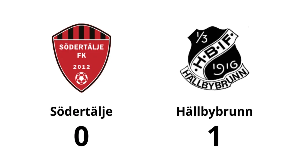 Södertälje FK förlorade mot Hällbybrunns IF