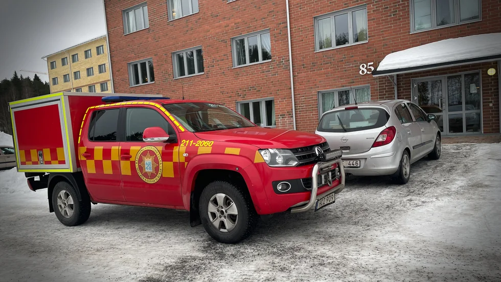 Brandlarm på Klintbacken.