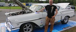 Njöt av dragracingfest och rekord med Impalan: "Grymt nöjd"