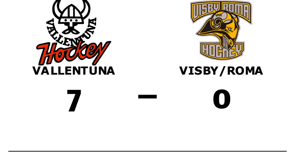 IF Vallentuna BK Ishockey vann mot Visby/Roma HK