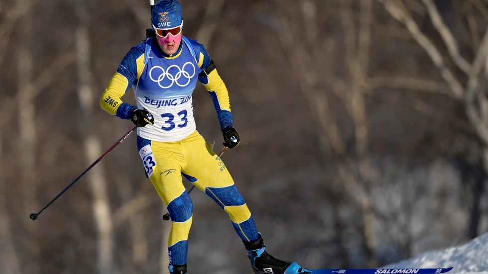 Sebastian Samuelsson under distansloppet.