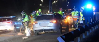 Olycka vid Riksbron orsakade strul i trafiken