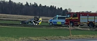 Poliserna som voltade var under utbildning