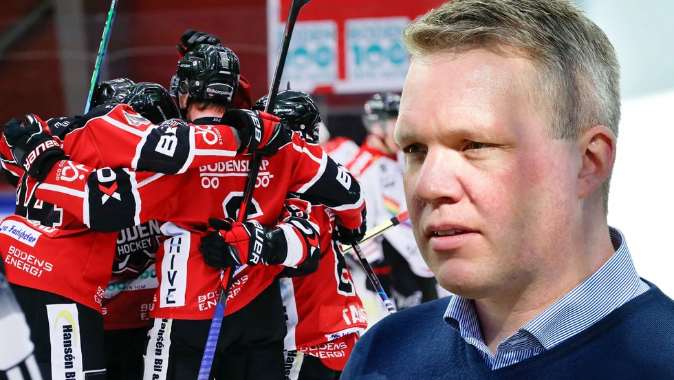 Boden Hockey och Svenska Ishockeyförbundets ordförande Anders Larsson.