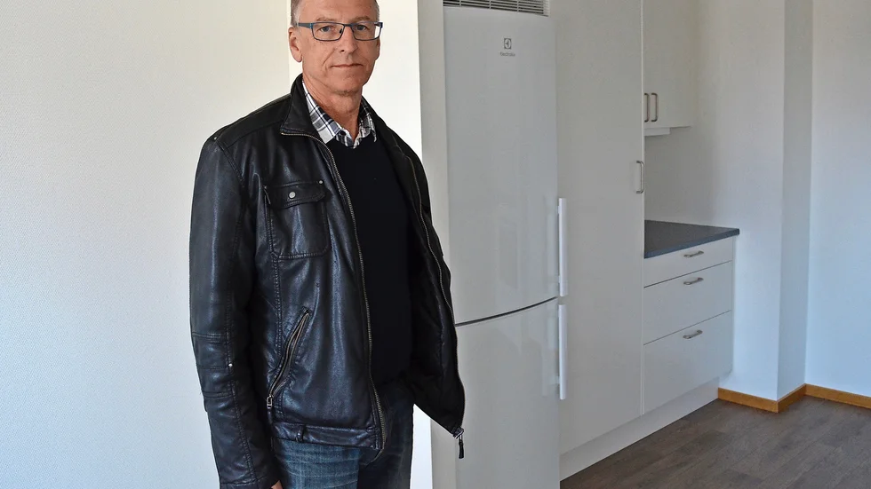 Behov. Sune Eriksson hoppas på snabba beslut från politikerna, så att Norsjölägenheter kan komma igång och bygga. Foto: Lennart Enkvist.