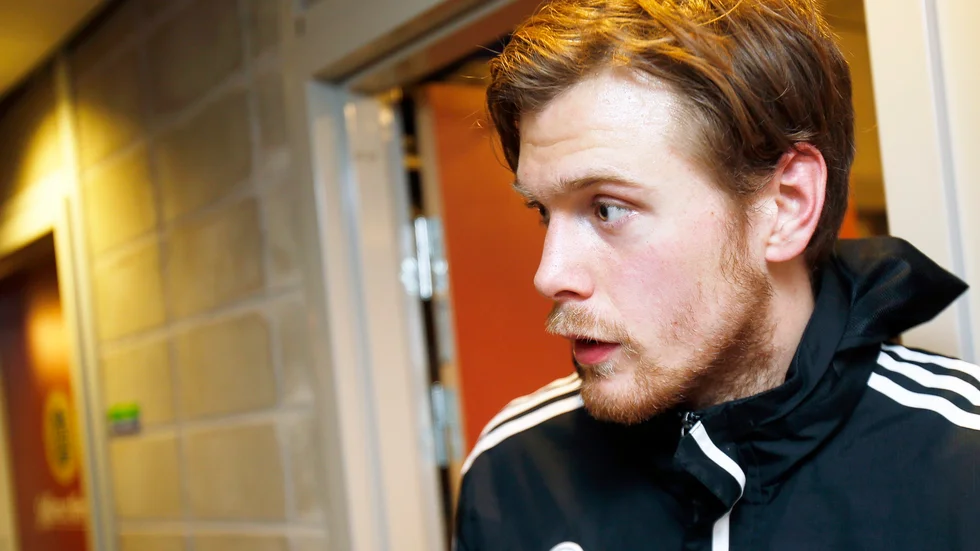 Funderar. Leo Englund är kontraktslös men tränar just nu med Umeå FC. Foto: Therese Ny / TT.