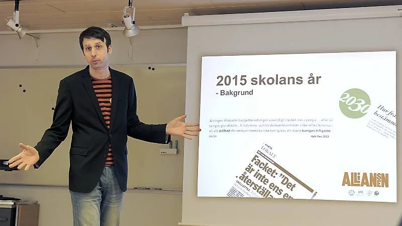 Tar över efter Håkan Lindh Andreas Westerberg hade budgetpremiär på måndagen. Det var första gången som han som tillträdande gruppledare för Folkpartiet redogjorde för hur Alliansen vill utforma Skellefteå ekonomi för de kommande tre åren.