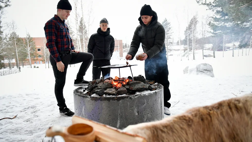 I höstas började Gustav Johansson, Nils Björk och Alexander Bodén, jobba med en digital kokbok som ska inspirera till matlagning utomhus. 