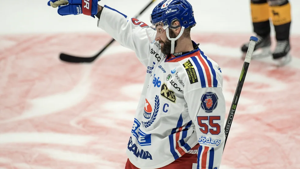 Oskarshamns Johan Alm tvingades till 810 dagars matchvila efter korsbandsskadan. Arkivbild.
