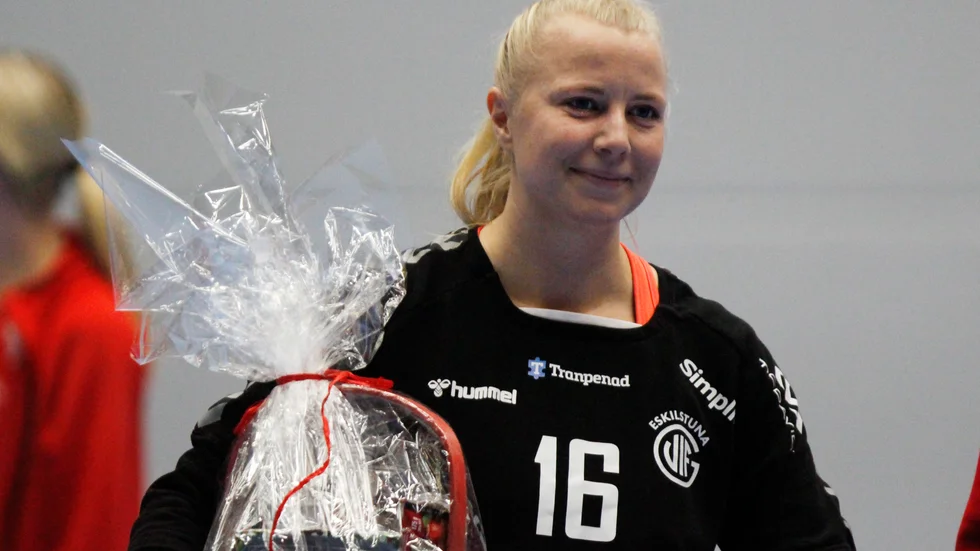 Guifs målvakt Josefin Holst gjorde ett lyckosamt inhopp och fick pris som matchens lirare.