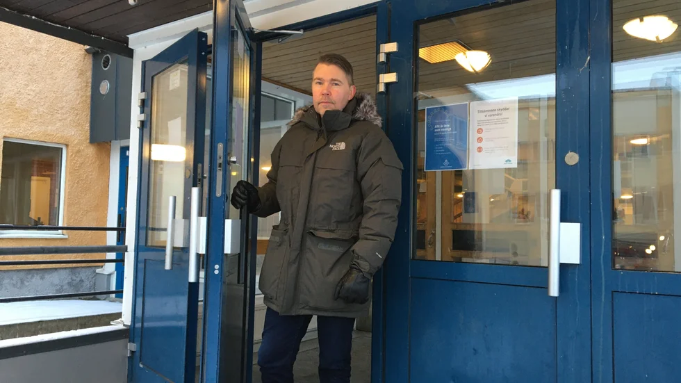 Mikael Rehnstrand, rektor på Södra skolan, berättar om problemen som skolan haft med skadegörelse.
