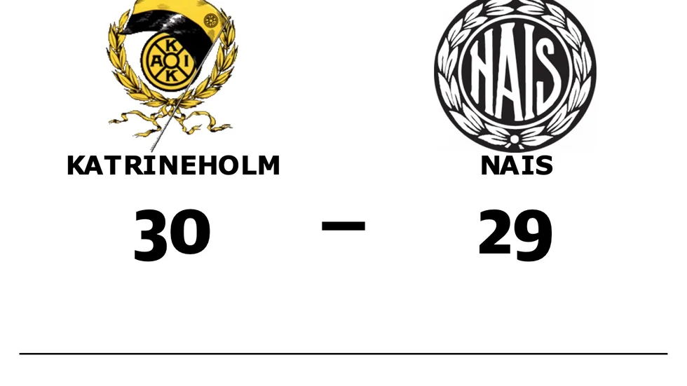 Katrineholms AIK vann mot NAIS HF