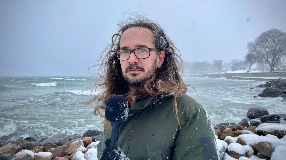 Reporter Simon Bendelin rapporterar från snökaoset.