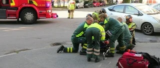 En till sjukhus efter olycka
